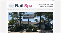 Desktop Screenshot of mynailspa.com